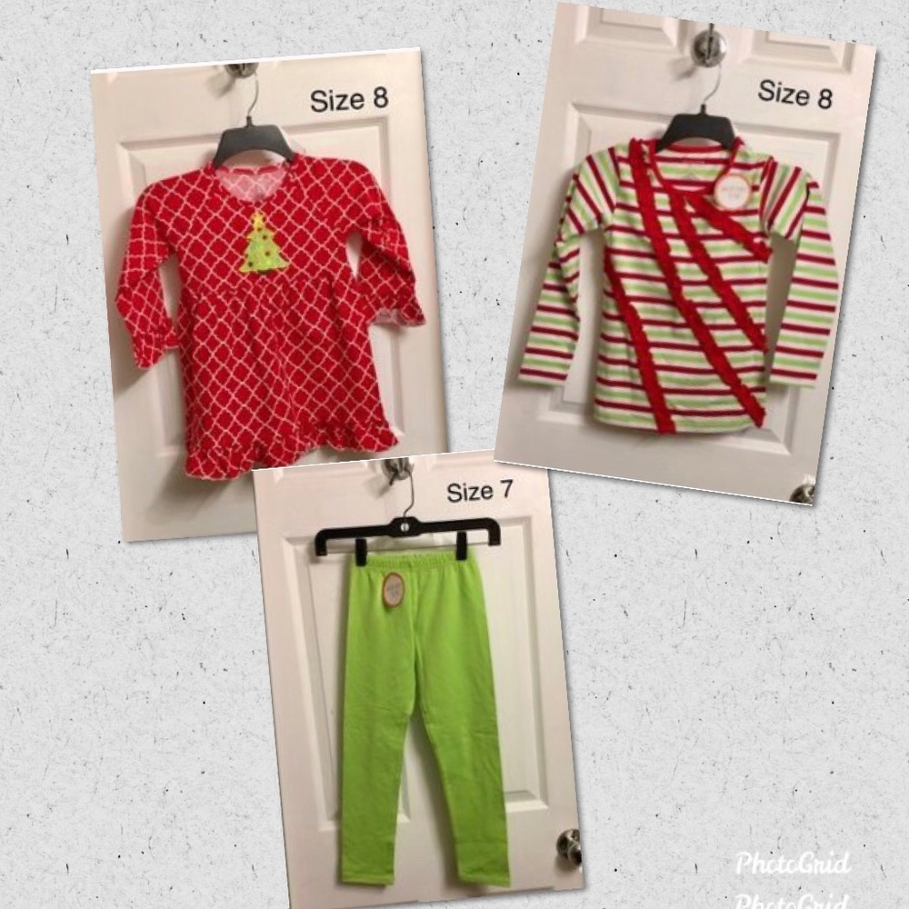 Girls Size 8 Southern Tots Tops and Size 7 Southern Tots Leggings